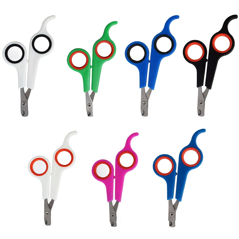 

Multicolor Cat Nail Clipper Dog Cutter Scissors Stainless Steel Clipper Claw Trimmer Small Animals Nail Grooming Dog Gadgets