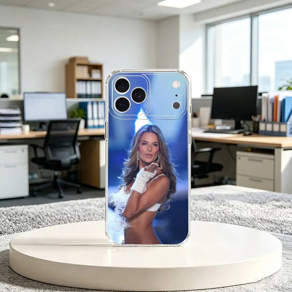 Фото Чехол для телефона supermode AA A-Alessandra Ambrosio для iPhone 14, 16, 15, 17, 13, 12, 11 Pro Max Plus, прозрачный мягкий чехол из ТПУ №2