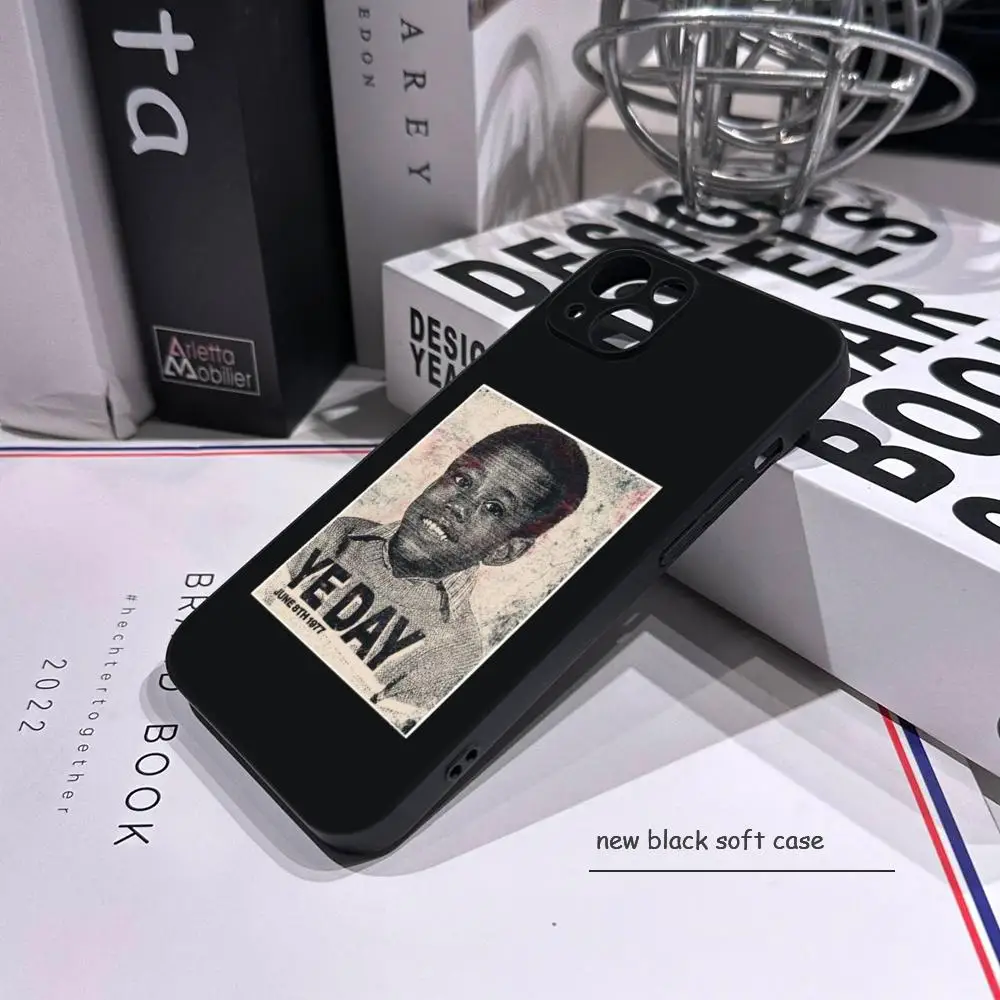 Чехол для телефона Singer K-Kanye W-West D-Donda для iPhone 17 Air 16 15 14 Plus 13 12 11 Pro Max 16e, противоударный, прозрачный, HD, с прозрачной задней панелью (art.: 3920dc336e91f) - 3920dc336e91f