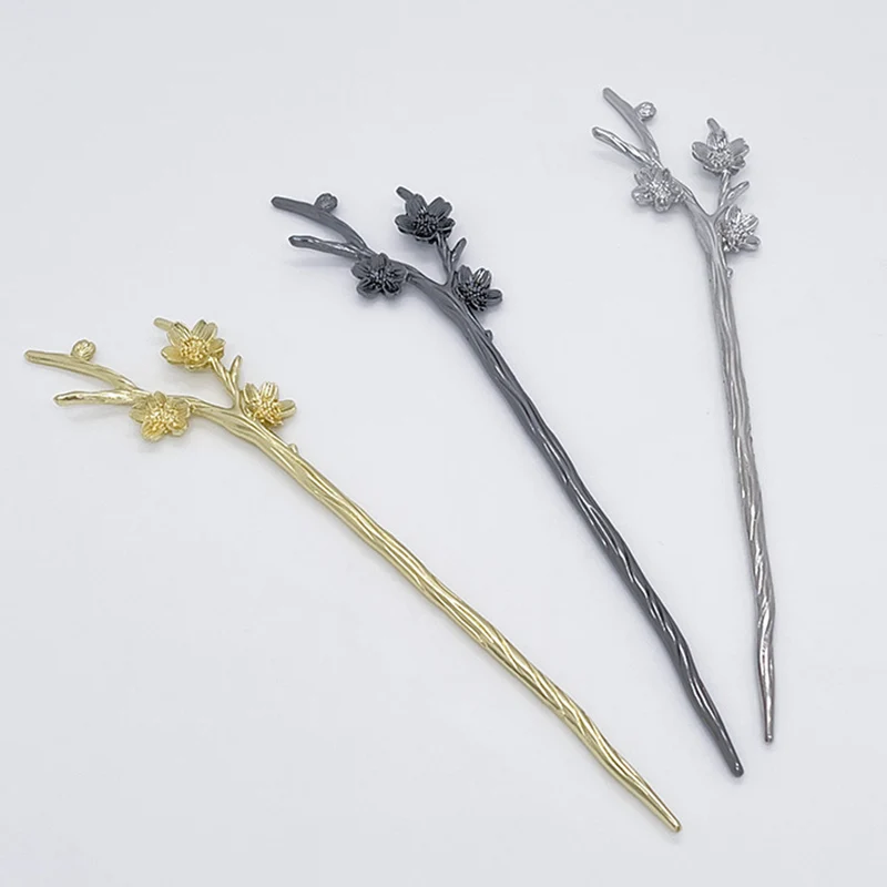 Сплавные палочки для волос с цветочным принтом