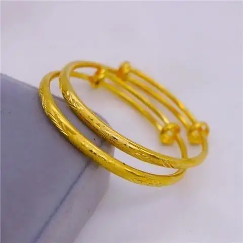 Детский браслет из песочного золота желтого детский пара подарков на 00 дней