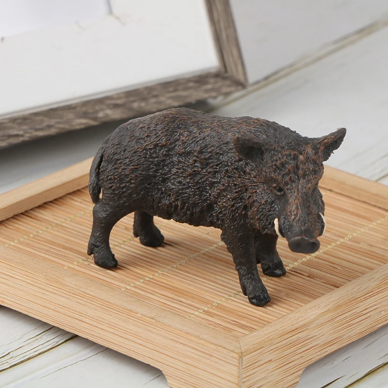 

Simulation Animal Wild Life Wild Boar PVC Model Cartoon Figure Kids Preschool Figurine Toy Home Decor Gift