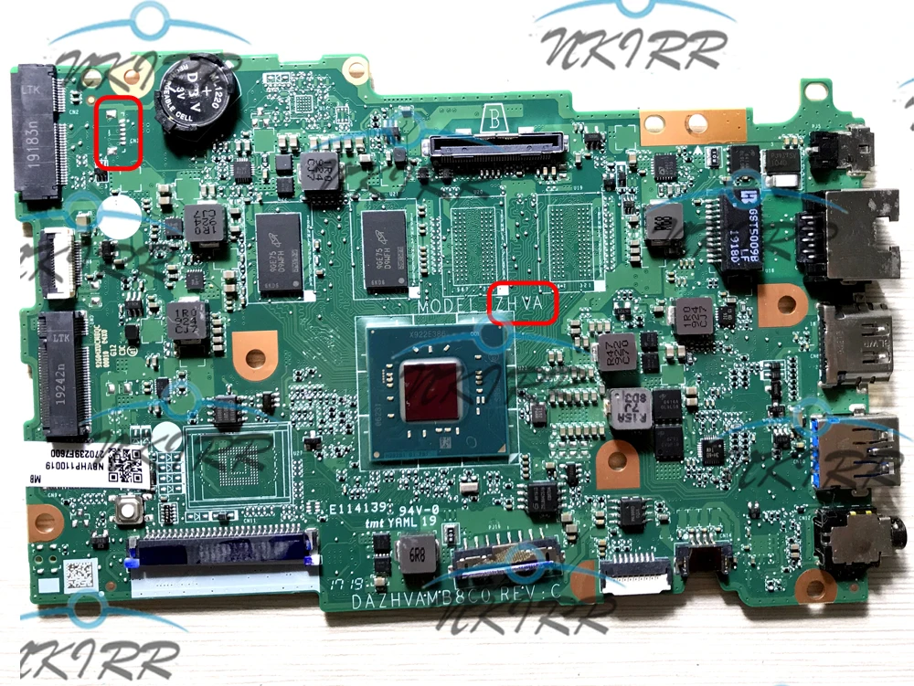 

Материнская плата DAZHVAMB8C0 ZHVA NBVHP11001 NB.VHP11.001 N5000 4G M.2 для Acer TravelMate TMB118 B118-M N16Q15