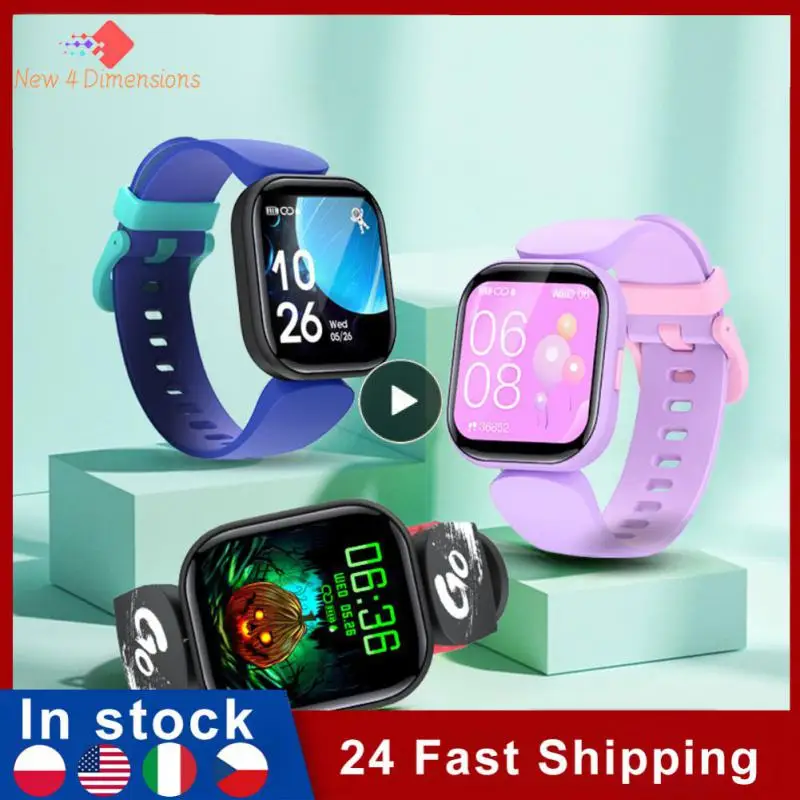 

Gift Fitness Tracker Wristwatch Ip68 Waterproof Children Smartwatch 1.4" Ips Heart Rate Monitor Electronic Watches 170mah Sports
