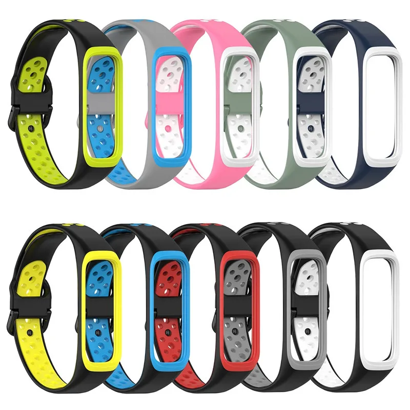 Silicone Correa For Samsung Galaxy Fit 2 SM-R220 SmartWatch Silicone Sport Bracelet For Fit2 SM-R220 Watchband Wristband