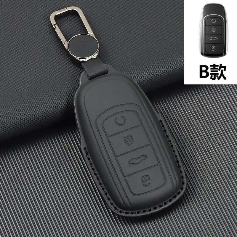 

Натуральная кожа для CHERY Omoda 5 Tiggo 8 Pro 9 Arrizo 5plus Tiggo 3 5X Plus Jaecoo J7 8 Exeed TXL Чехол для ключей от автомобиля Брелок