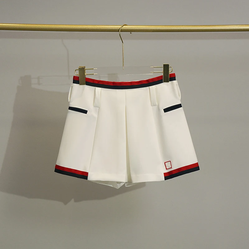 

Sports style sexy hot girl white skirt bottoms 2022 early autumn new casual fashion women's clothing collocation jacketall-match