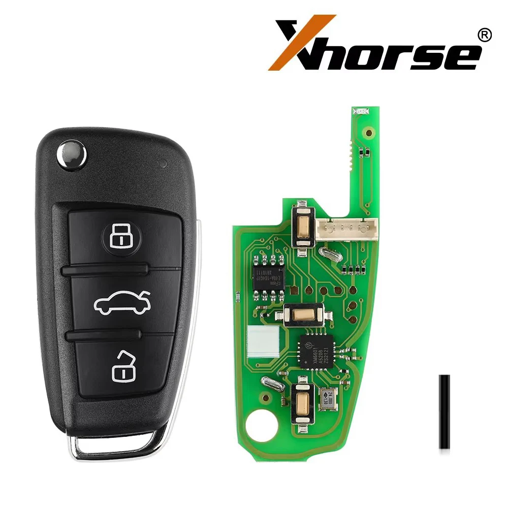 Универсальный дистанционный ключ типа XHORSE XKA600EN VVDI2 5 шт. 3 кнопки