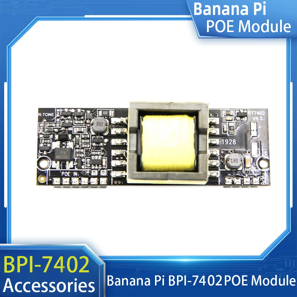 

Banana PI BPI-7402 POE module, applies to BPI R64 Board Accessories