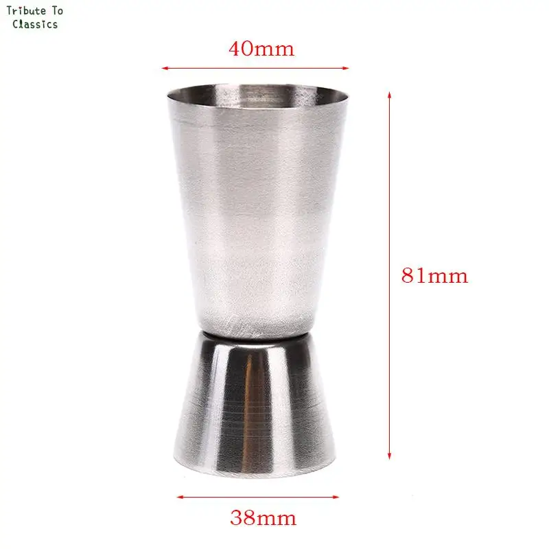 25/50ml/75ml Metal Measure Cup Drink Tool w/ml/oz Shot Ounce Jigger Bar Mixed Cocktail Beaker 0.5-2.5oz / 15-75ml / 1-5Tbsp images - 6