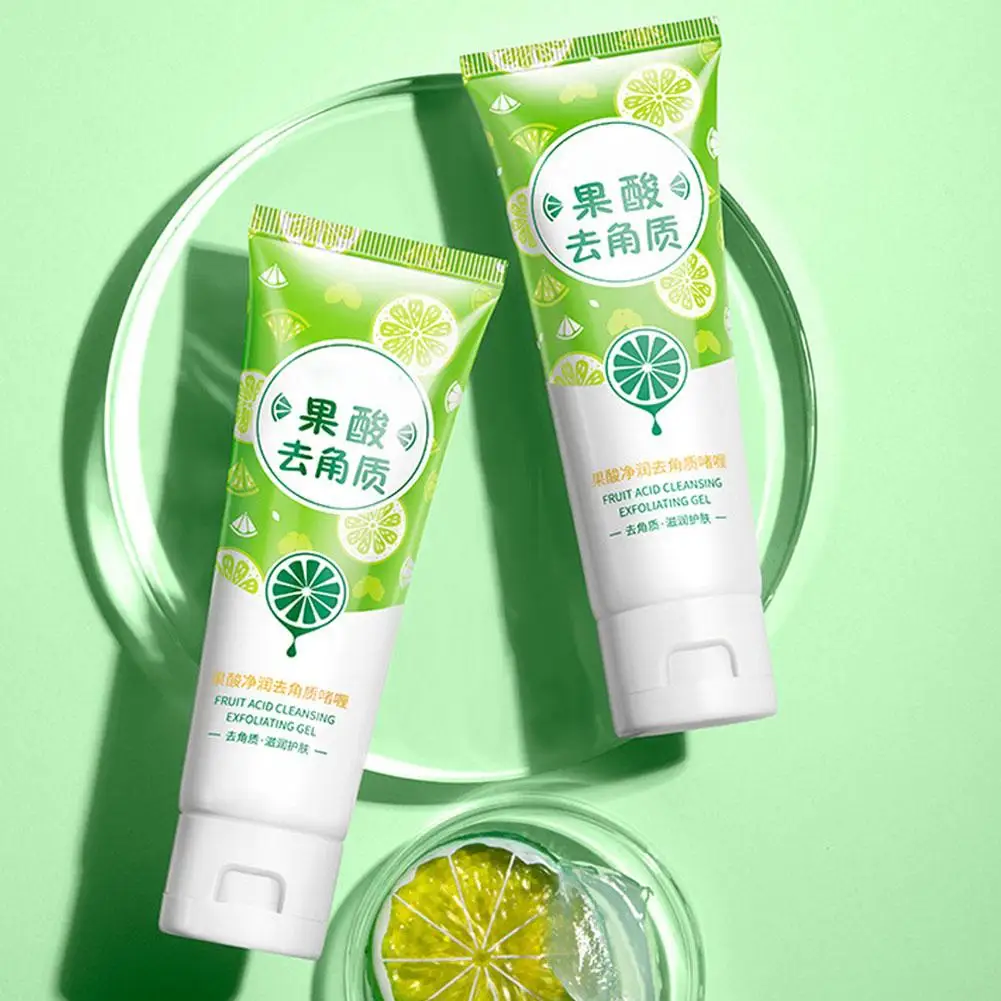 

80 г, легкий крем-пилинг, скраб-гель, натуральное отшелушивающее средство для чистки кожи