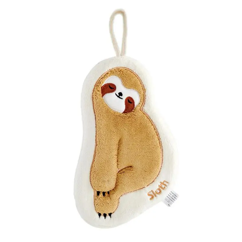 

Soft Hangings Sloth Hand Towels Microfiber Absorbent Kitchen Bathroom Towels Absorbent Hangings Sloth Kids Hand Towels For