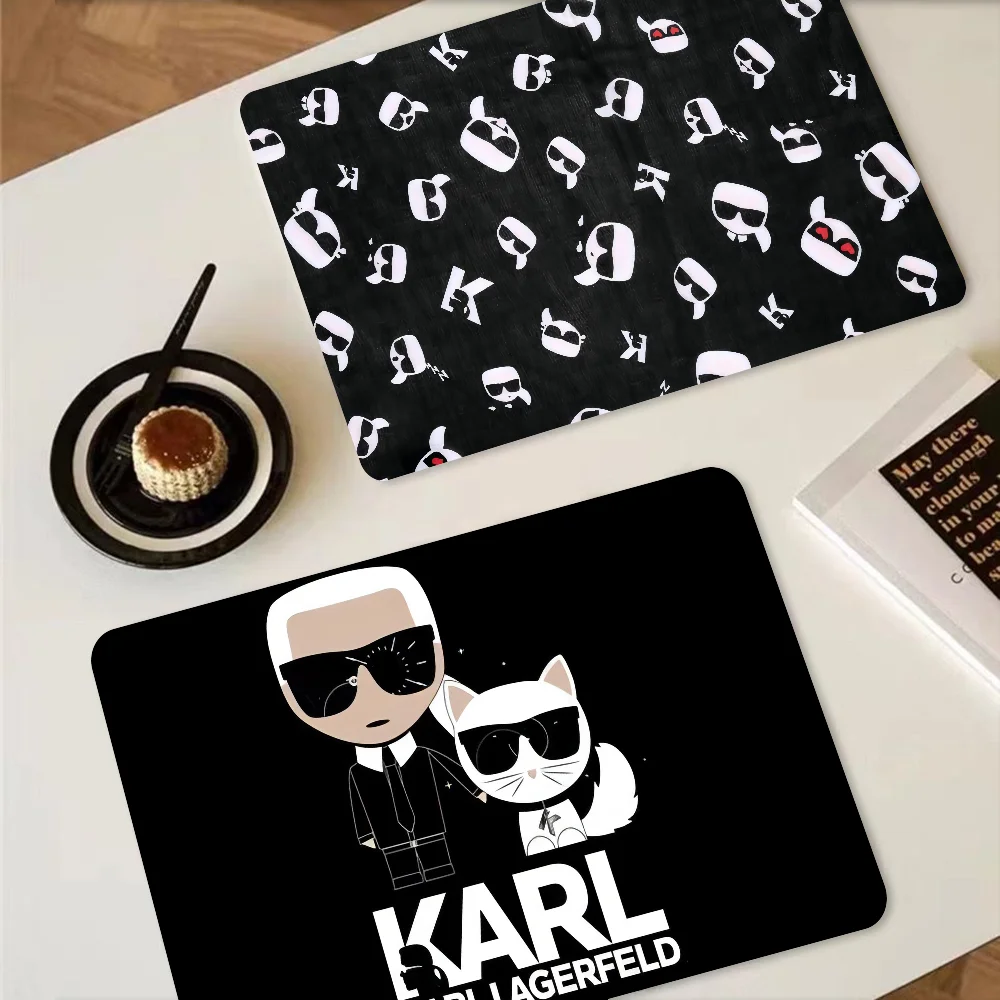 Art K-Karls Director-L-Lagerfelds Кухонный коврик для посуды Впитывающие коврики обеденного