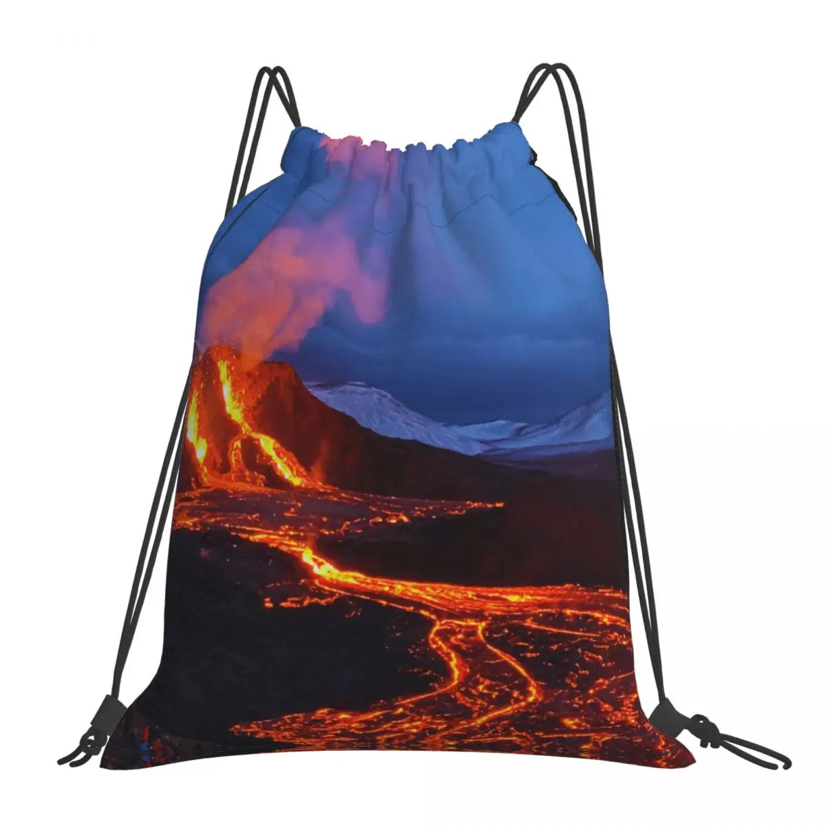 

Drawstring Bags Gym Bag Tonga Volcano Eruption Iceland 2022 Creative Backpack Geology Drawstring Backpack Joke