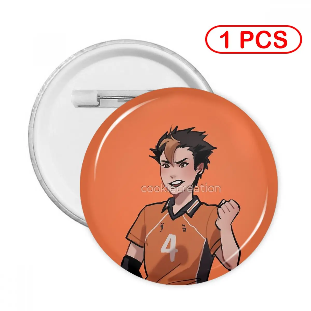 

Haikyuu Soft Button Pin Clothes Brooch Creative Pins Jewelry Decor Cute Badge Noya Women Child Lapel