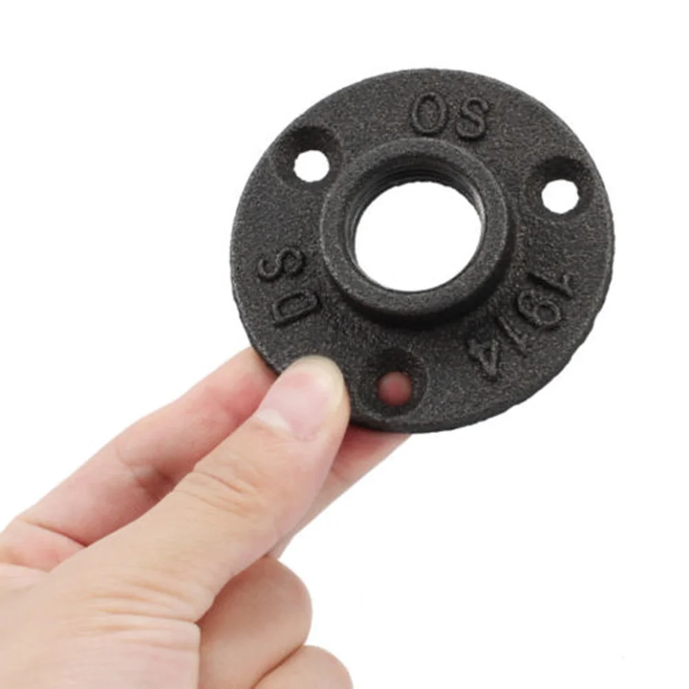 

10 Pcs Wall Mounted Fittings Floating Shelves Pipe Shelf Bracket Industrial Style