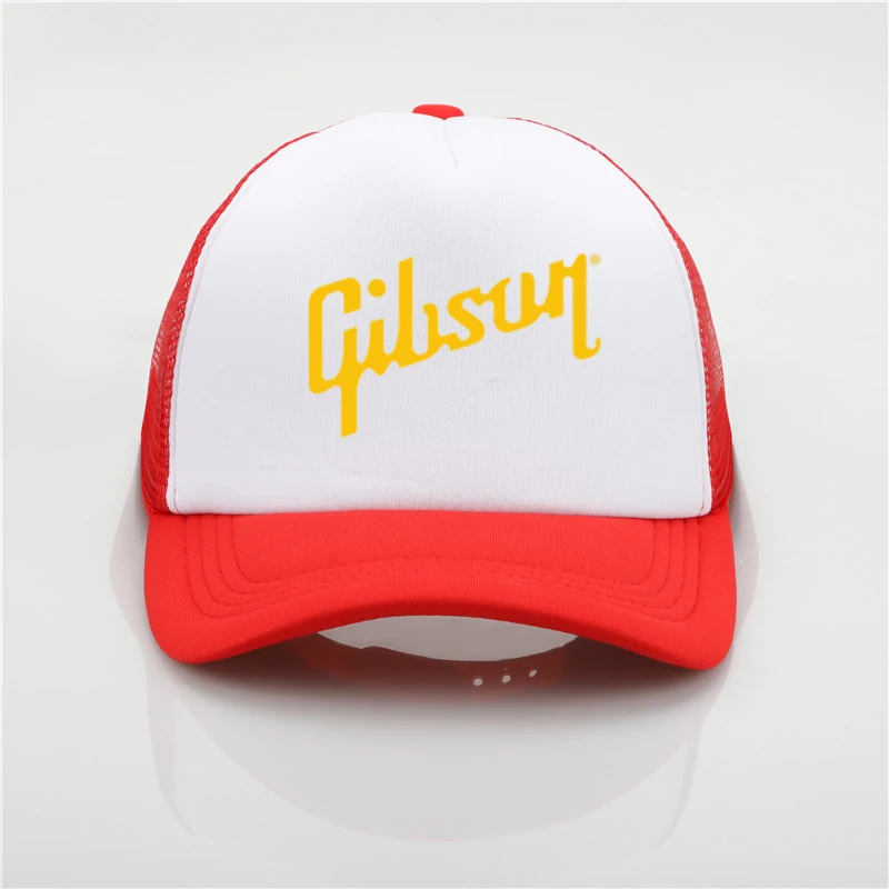 Фото Модная кепка, бейсболка с принтом Gibson, мужские и женские головные уборы, летняя Молодежная Солнцезащитная шляпа Gibson в стиле хип-хоп, женская ... №2