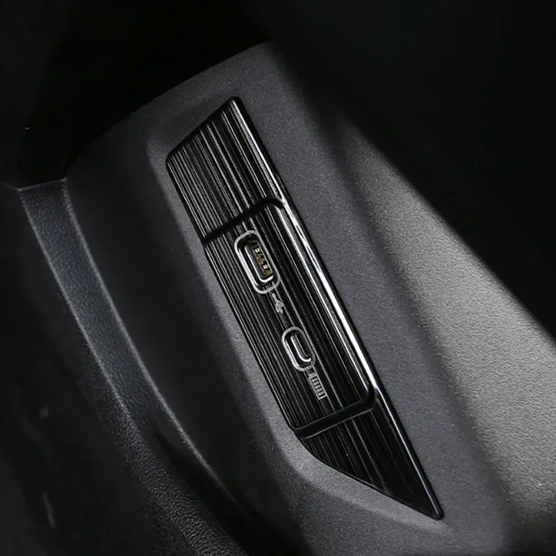 Фото Черный для Haval F7 2024 2025, стеклянная панель переключателя, центральная накладка шестерни управления XY №5