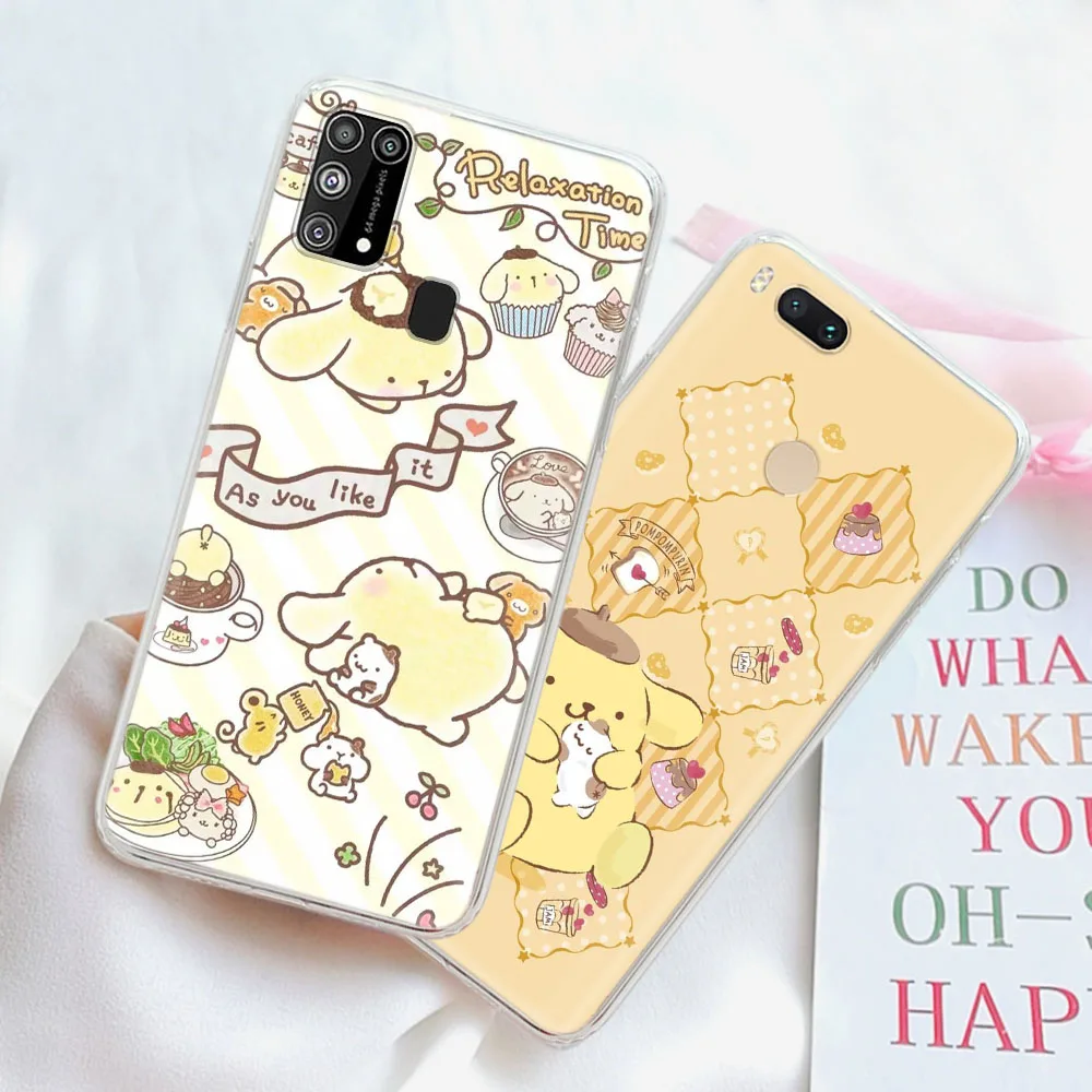 Мягкий прозрачный чехол Pom pom Purin для Infinix Note 6 7 8 8I Lite S5 Smart 4C 4 Zero X NEO Pro защитный