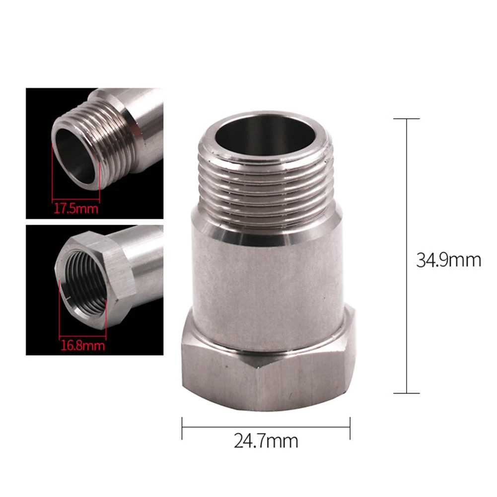 1-5 Шт. Пробирка Для Датчика O2 Нержавеющая Сталь С Резьбой Автомобильный Адаптер