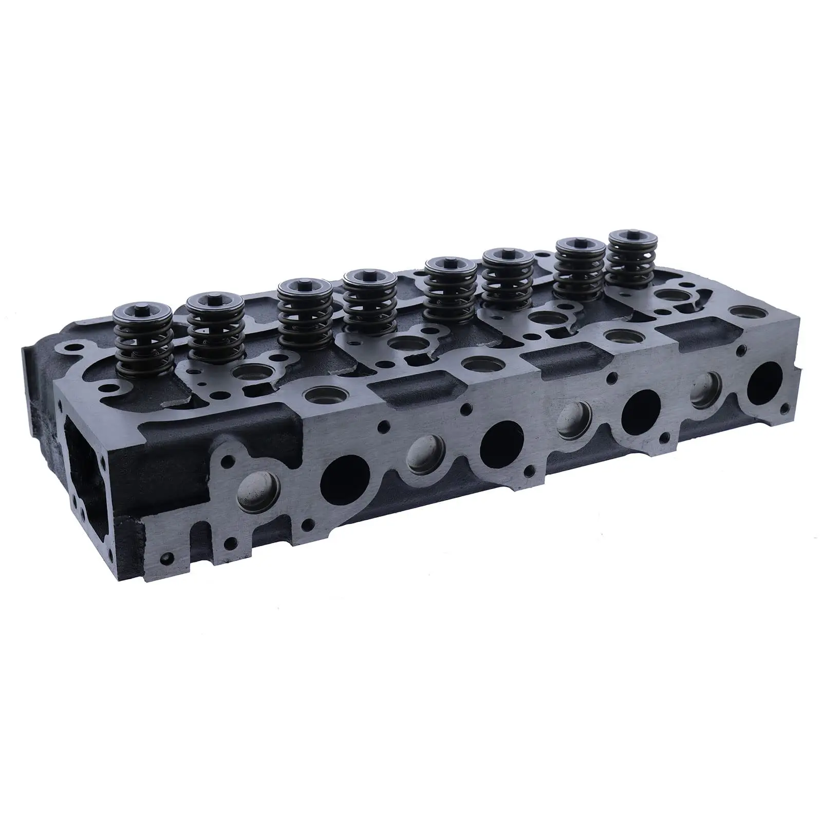 Головка цилиндра с 10 отверстиями для воды 15476-03043 двигателя Kubota V1702 V1702-B V1702B V1702E V1702A