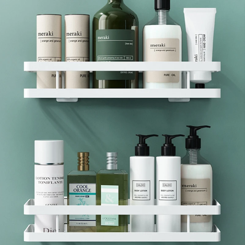 Настенный угловой держатель для душа и шампуня | Строительство ремонт