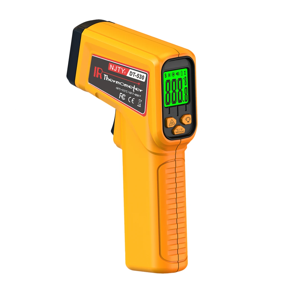 

Инфракрасный Термометр NJTY DT-530 С Лазерным Лучом, Бесконтактный, Промышленного Класса, Высокая Точность
