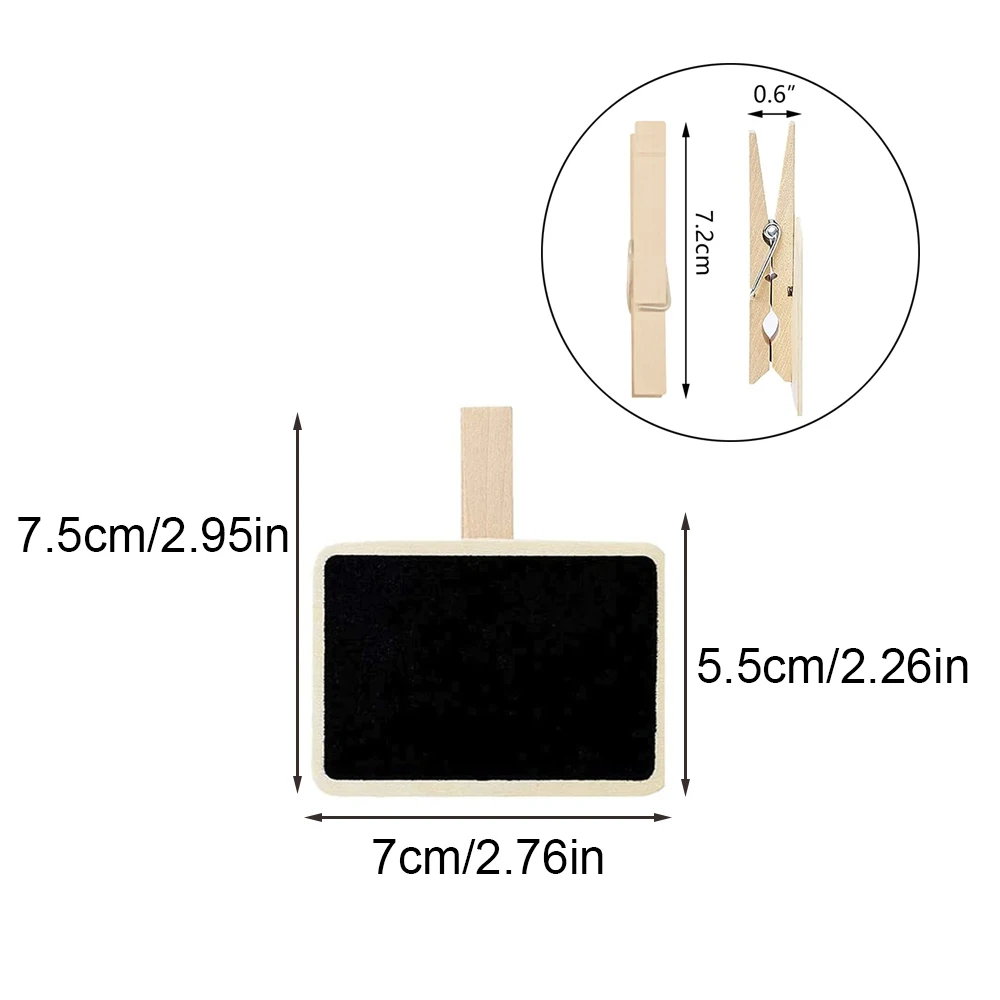 

Деревянные таблички для классной доски 10 шт