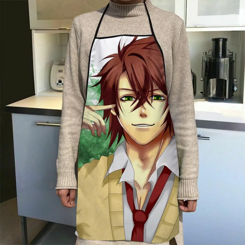 Фартуки Okita Souji Hakuouki Shinsengumi Kitan для женщин, ткань Оксфорд, чистящая передняя часть, домашнее приготовление еды 0704