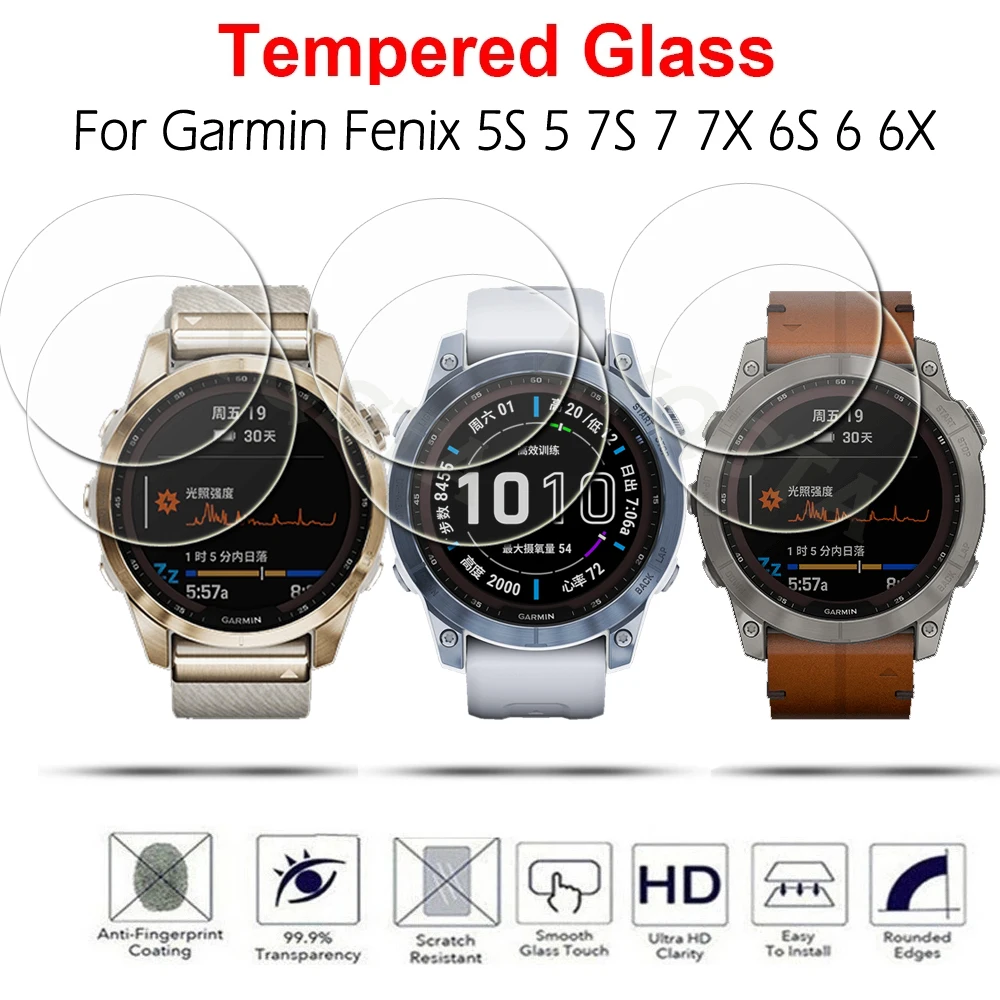 

2-5 шт., защитная пленка для смарт-часов Garmin Fenix 5 5S Plus 6S 6X 6 Pro 7 7S 7X