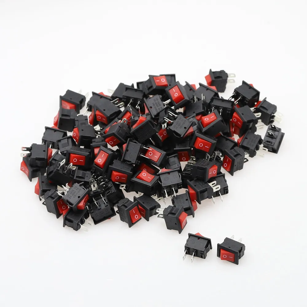 

Кулисные переключатели KCD11 3A 250В черный, красный, белый