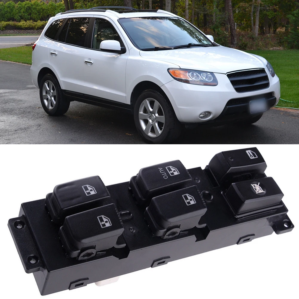 

Car Front Left Window Power Master Switch Fit For Hyundai Santa Fe CM 2007-2011 93570-2B000S4 Auto Window Console Switch Panel