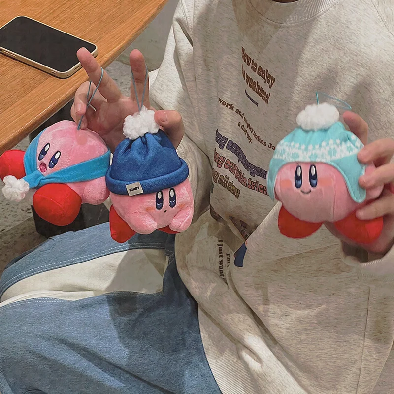 

Cartoon Cute Star Kirby Childrens Plush Toy Plush Car Bag Small Pendant Kawaii Childrens Birthday Gift Christmas Gift