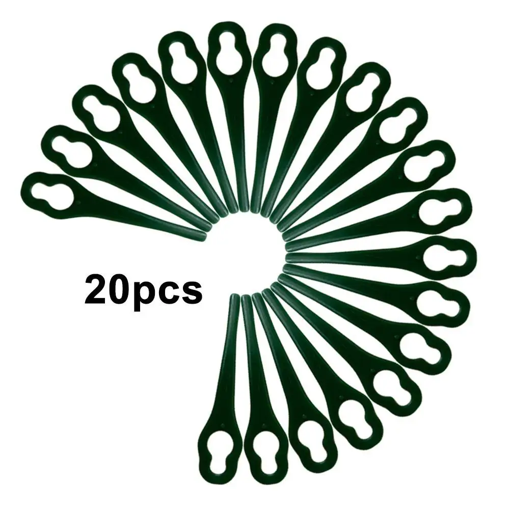 20Pcs Lawn Mower Plastic Blades 85mm GR182 Blades For FRTA 20 A1 VonHaus 20V Grass Trimmer Garden Power Tool Accessories