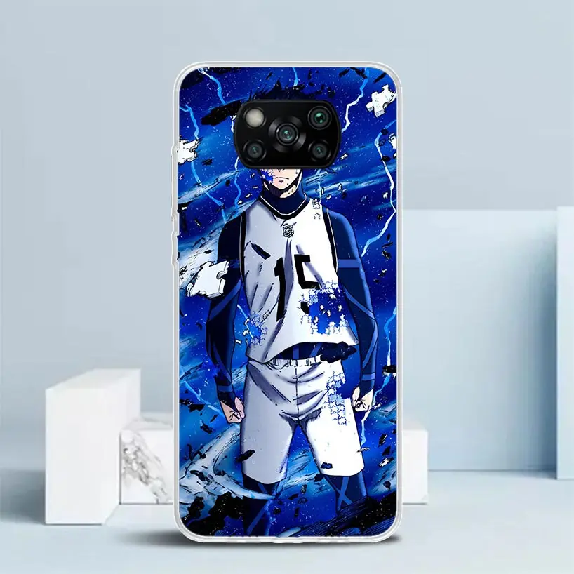Фото Мягкий чехол Blue Lock Isagi Yoichi для Xiaomi Poco M8 M7 X7 X6 X5 Pro F7, Redmi 15 15C 13 13C 12 12C 10 10C с принтом №5