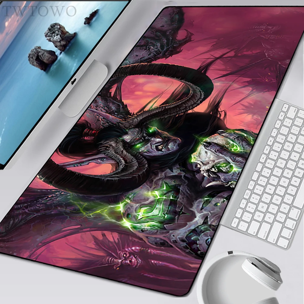 Коврик для мыши World of Warcraft Illidan большие домашние коврики на заказ настольные