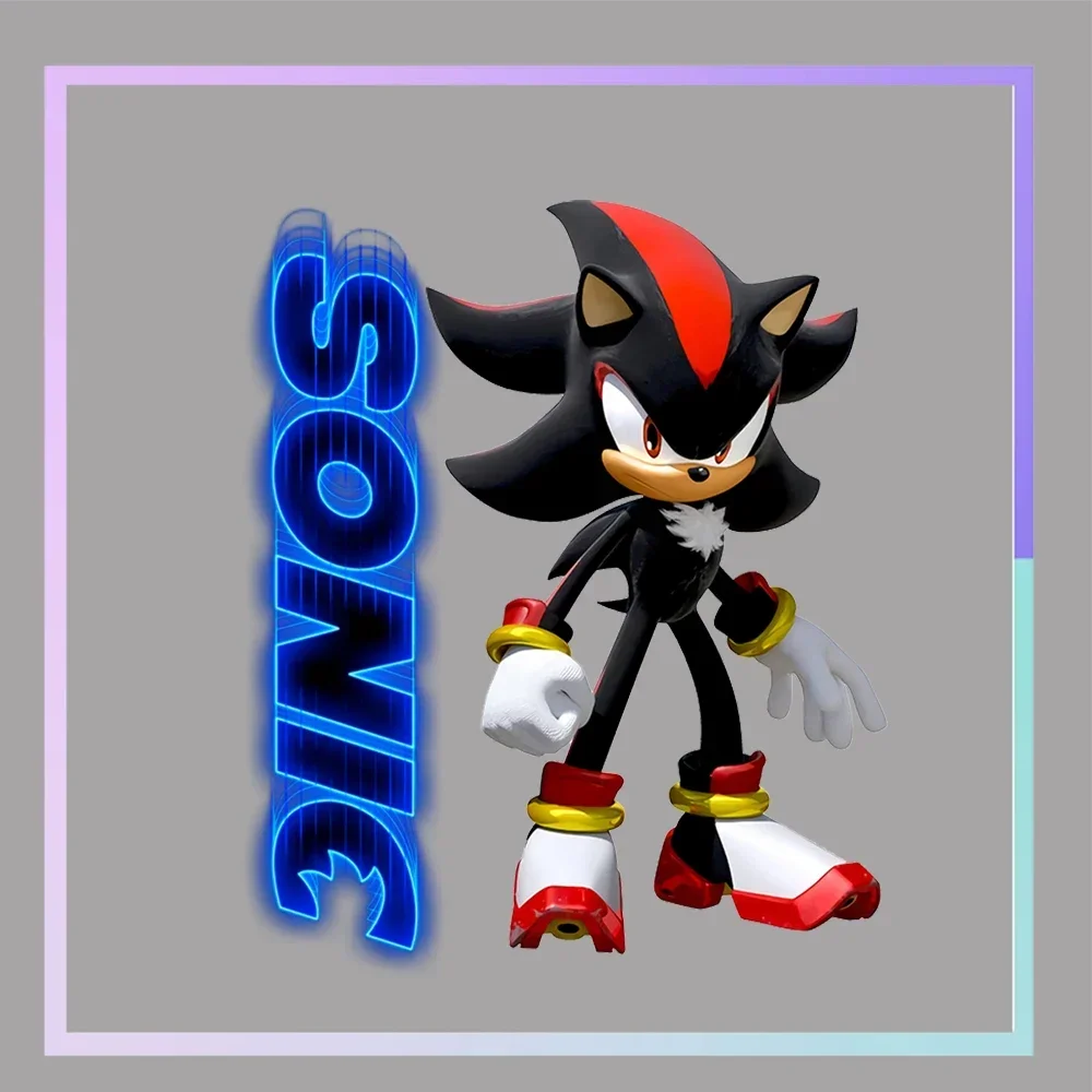 Игра Sonics Transfer Одежда Stickesr Mile Prower Эми Роза Аниме Гладильная нашивка Толстовка