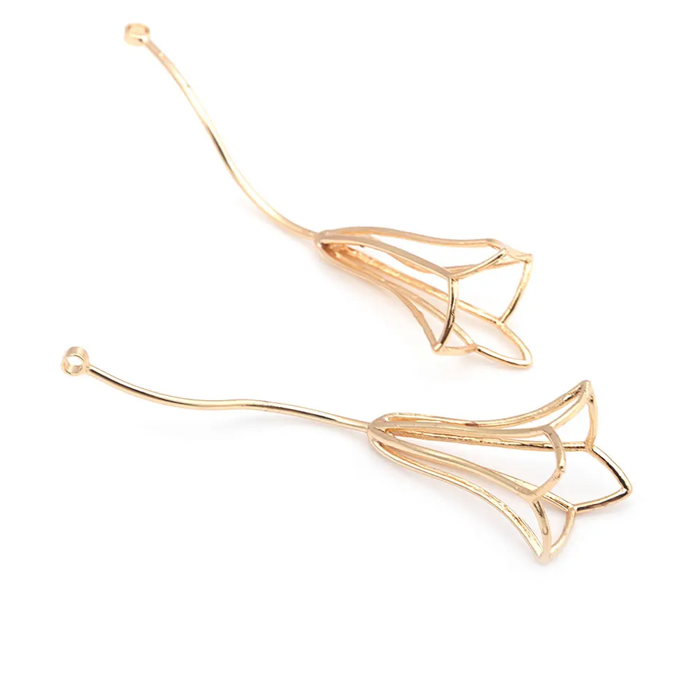 Латунные подвески в виде цветов