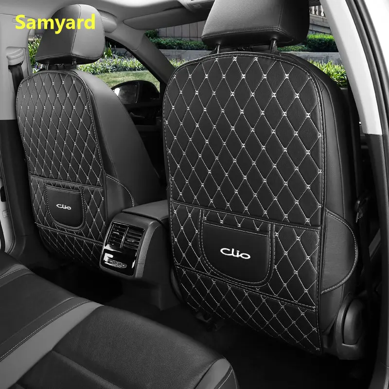 

PU Leather Car Seat Back Cover Protector Anti Kick Pad For Jeep Cherokee Wrangler Renegade Compass Patriot