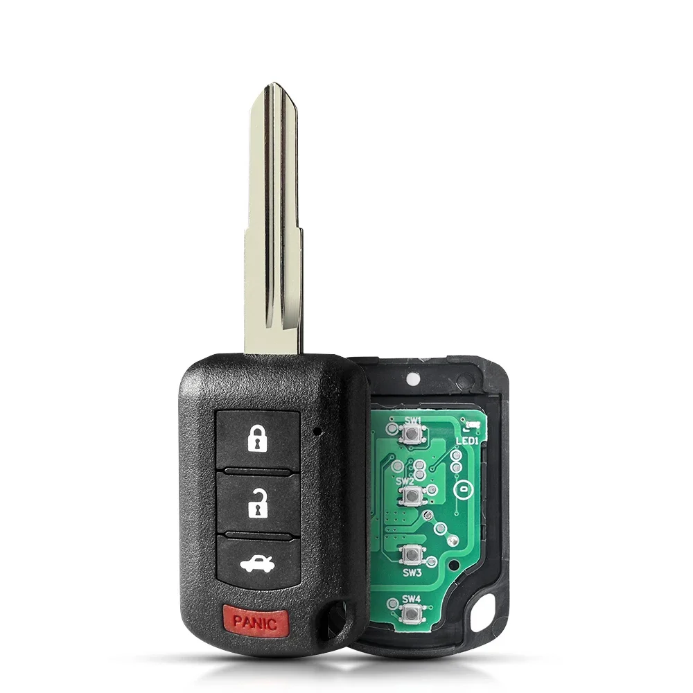 Фото KEYYOU 3/4 кнопочная проекция cj166n 315 МГц ID46 чип для Mitsubishi Outlander Sport 2016 2017 2018 Lancer №2
