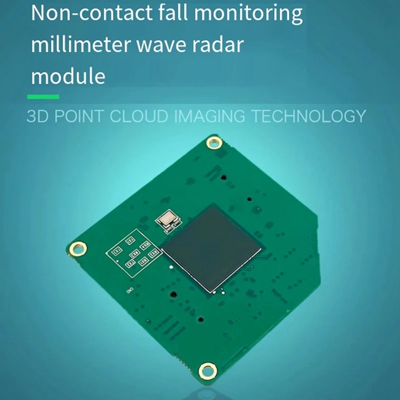 Detection Module 60G Fall Millimeter Wave Radar 3D Technology Monitoring TTL Serial Output