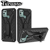 Shockproof Armor Protective Case For lnfinix Hot 11S 10S 10i Lite Play Hidden Bracket Kickstand Phone Case For Smart