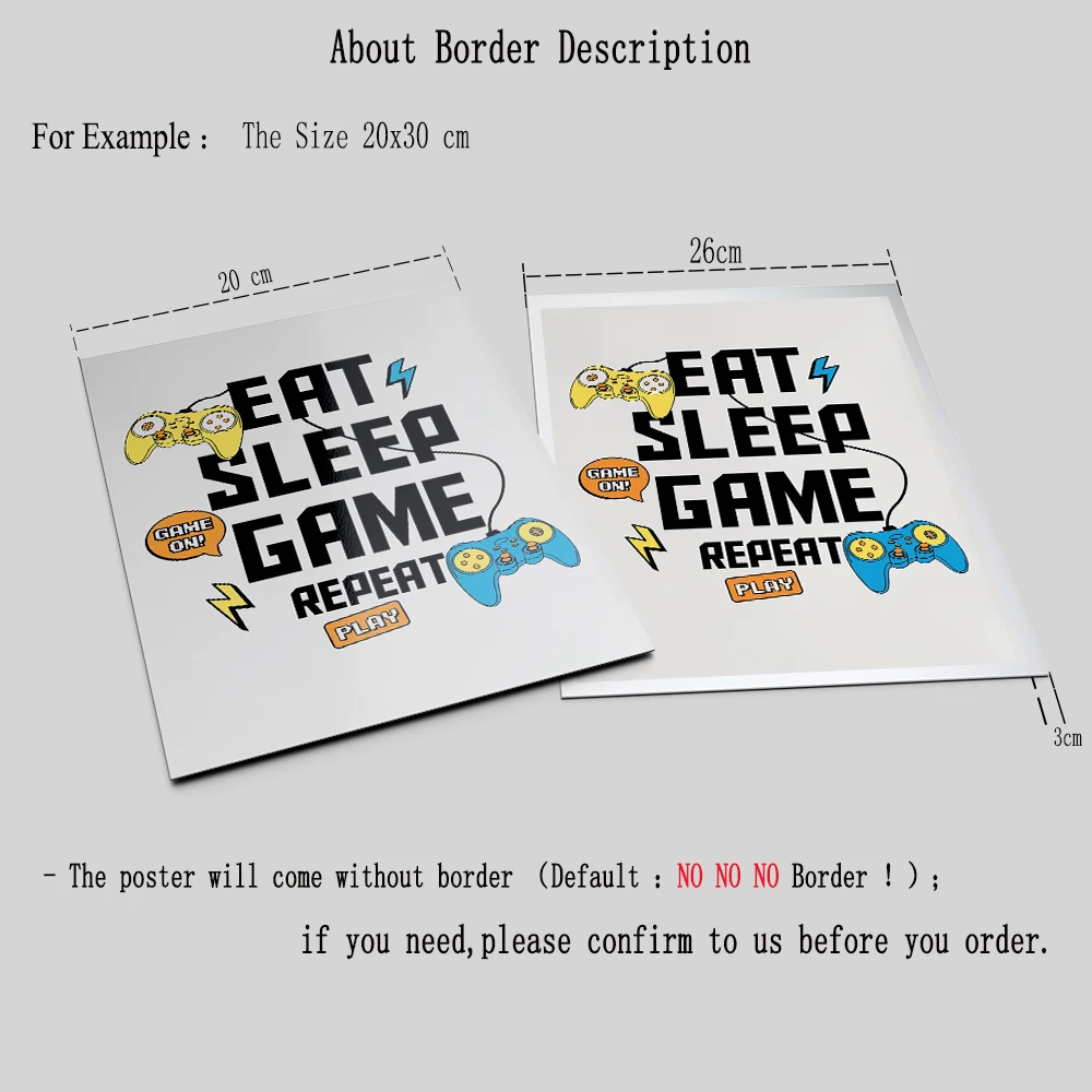 Новый настенный постер для игр Eat Sleep арт-постер Картина на холсте игровых