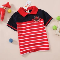 summer boys polo shirts baby boy sport shirt stripe kids shirt turn down collar short sleeve boys tops children clothing
