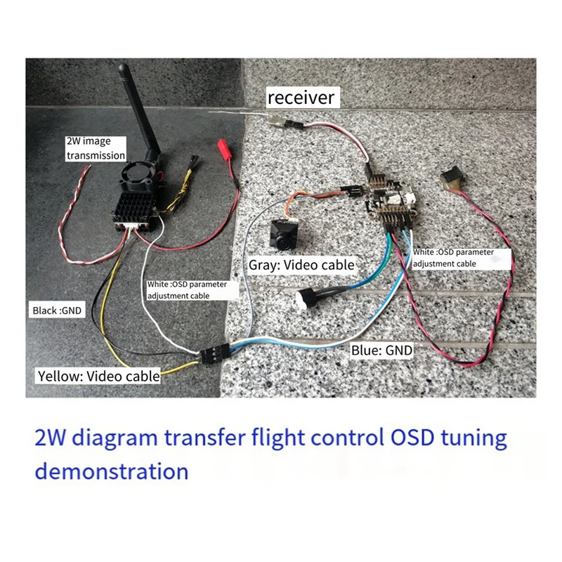 Передатчик 5 8 ГГц 2 Вт FPV VTX + камера 1500TVL антенна 2000 МВт 48CH аудио видео передатчик