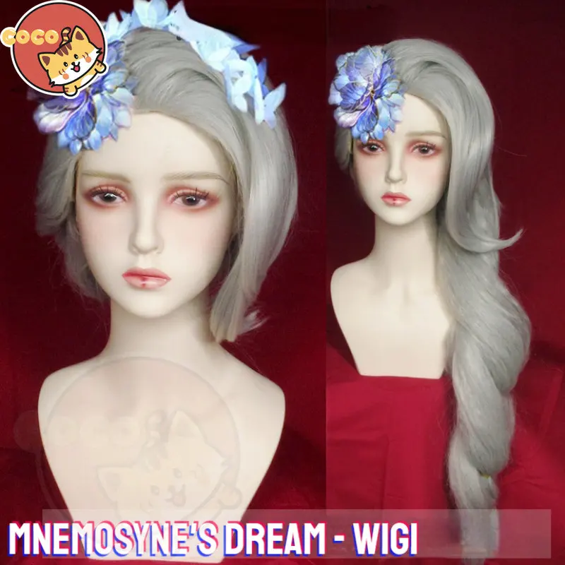 

CoCos Game Identity V Mnemosyne's Dream Perfumer Cosplay Wig Game Cos Identity V Wig Chloe Nair Cosplay Light Gray Hair