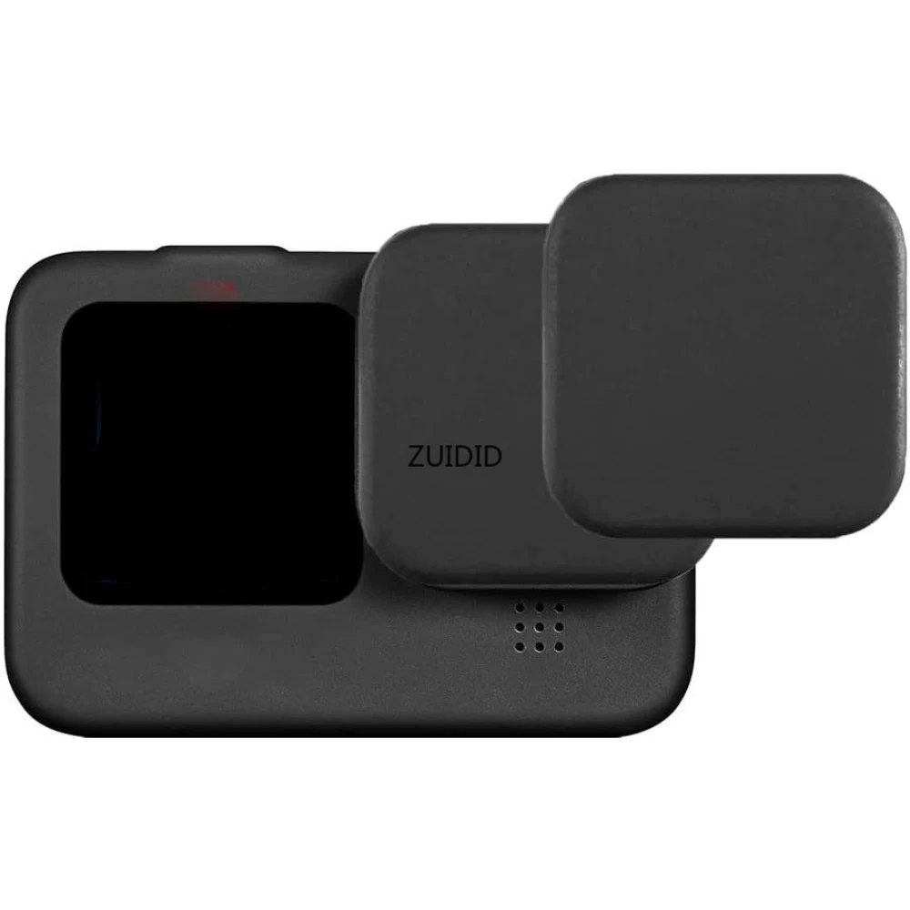 

ZUIDID 2pcs Silicon Lens Cap for GoPro Hero 11 Hero 10 Hero 9 Black Protective Cover Case Replacement Accessories