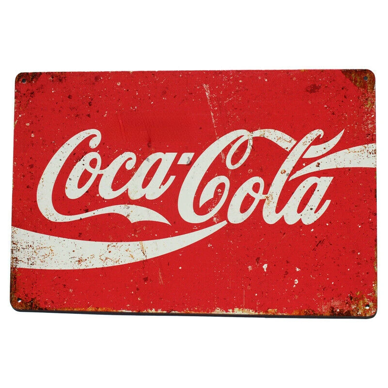 

2022 New Hot Cola Classic Metal Plates Tin Signs Poster Funny Metal Signs Vintage for Home Bar Pub Club Man Cave Wall Decor
