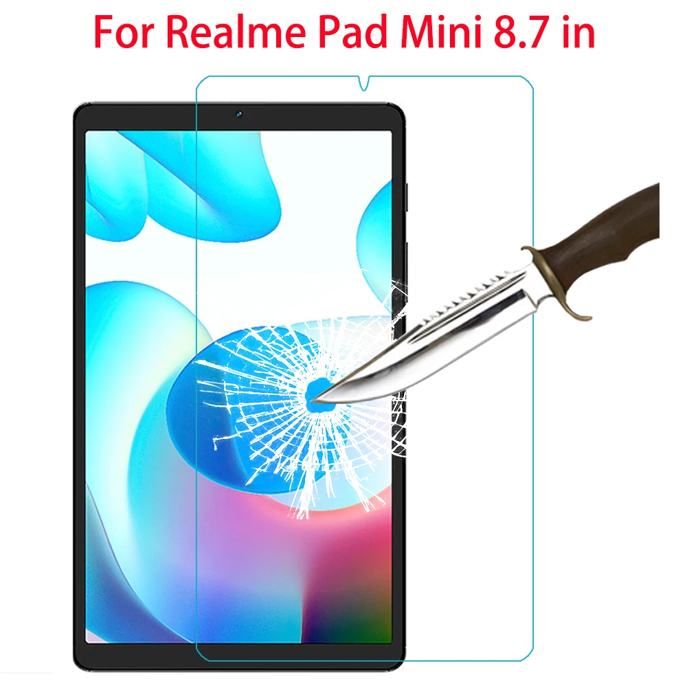 

Планшет закаленное стекло для Realme Pad Mini 8,7 дюймов 2022 закаленное стекло Защита экрана RealmePad мини прозрачная пленка защита