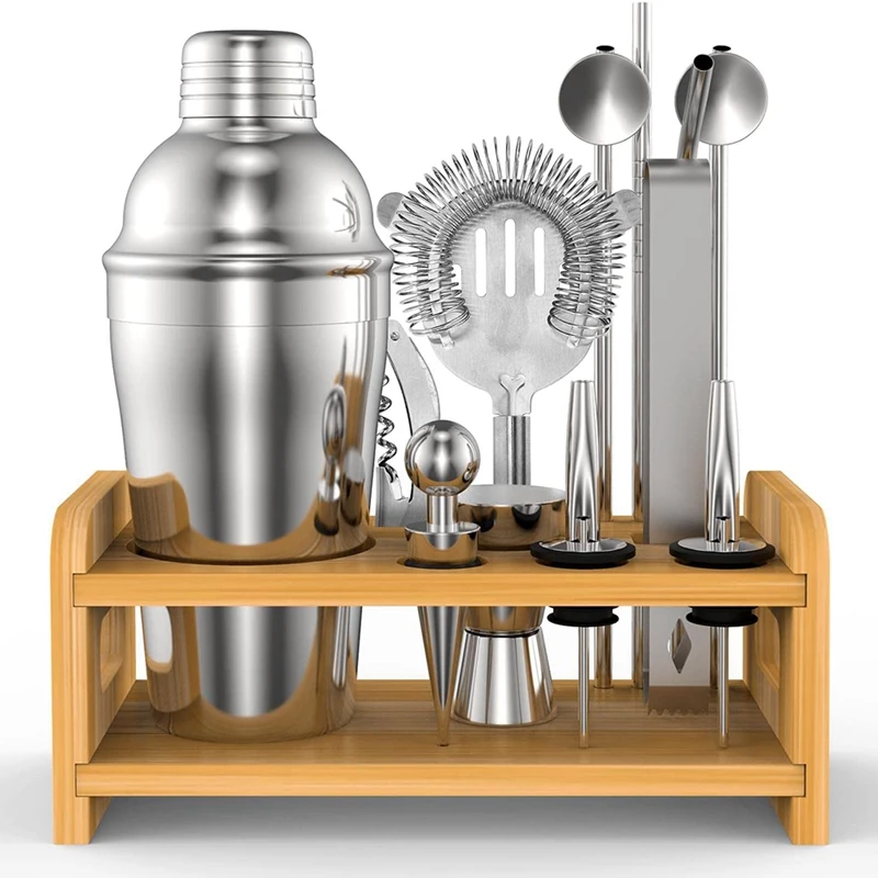 

JFBL Hot Cocktail Shaker Set, Stainless Bartender Mixing Accessories Kit, Professional Bartending And Home Bar Tools
